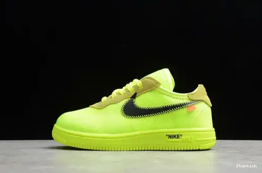 1 TD CONE Force x Off White HYPER Toddler BV0853-700 JADE VOLT Air 0507